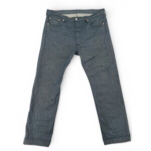 Levi's‎ 501 Jeans Mens 40x34 Button Fly Straight Fit Dark Wash Vintage Y2K